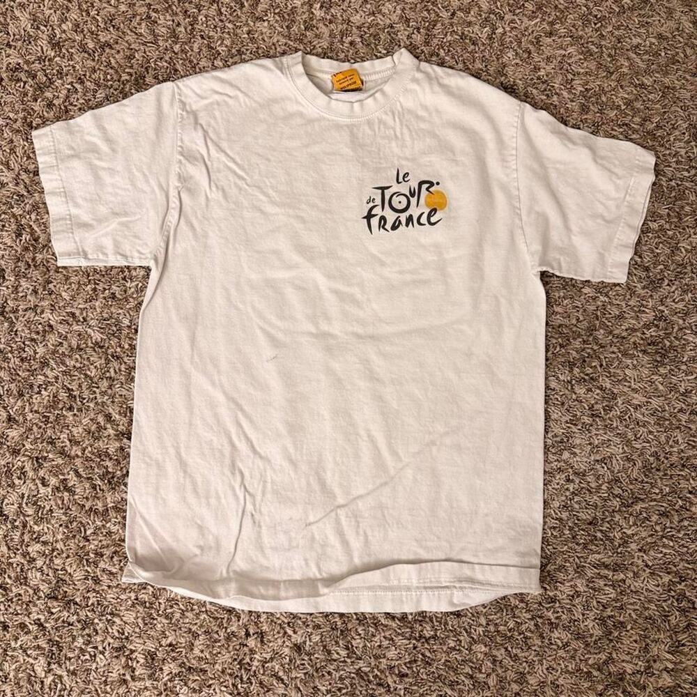 2005 Tour de France White Tee - Med